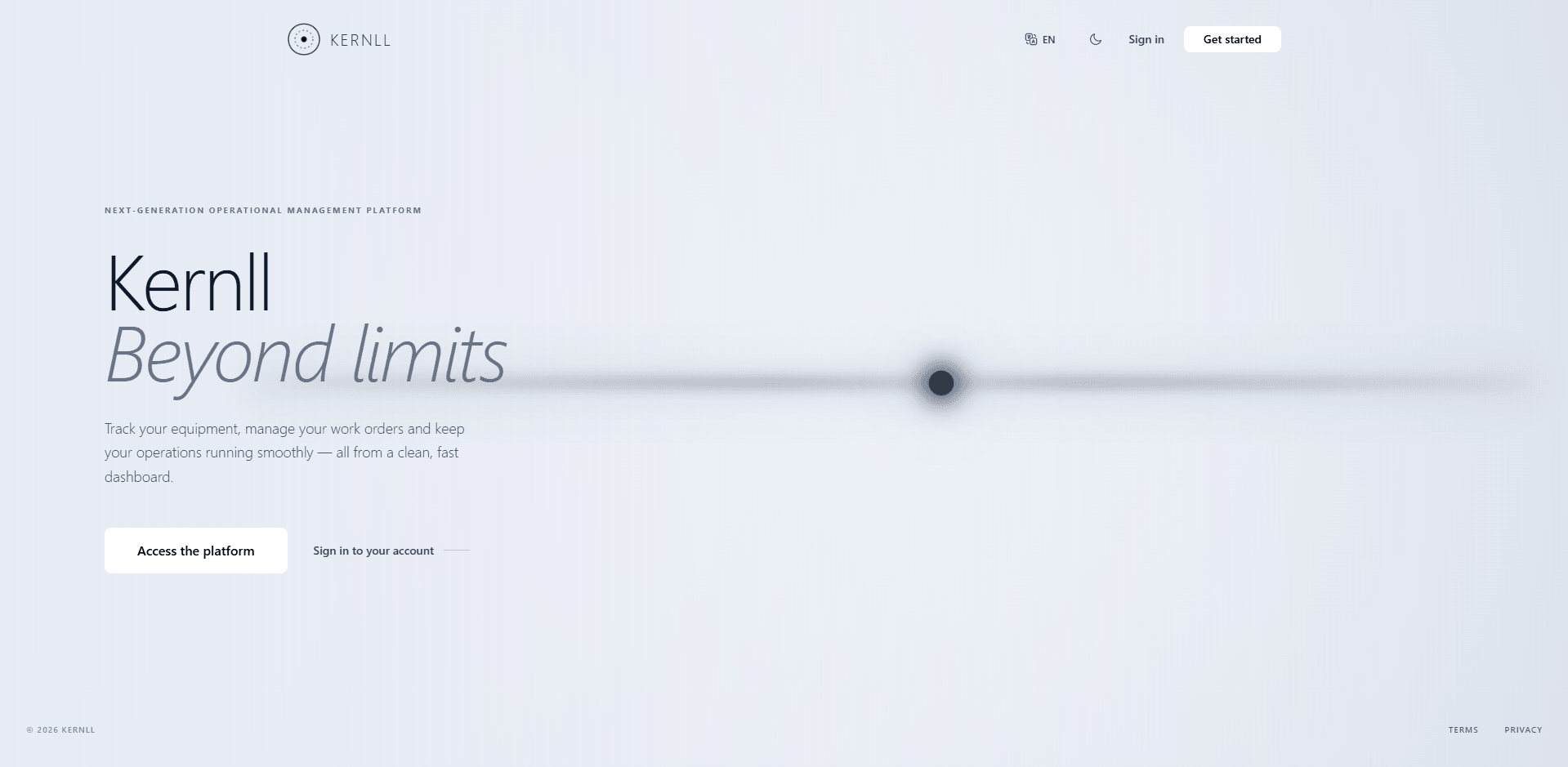 Landing page